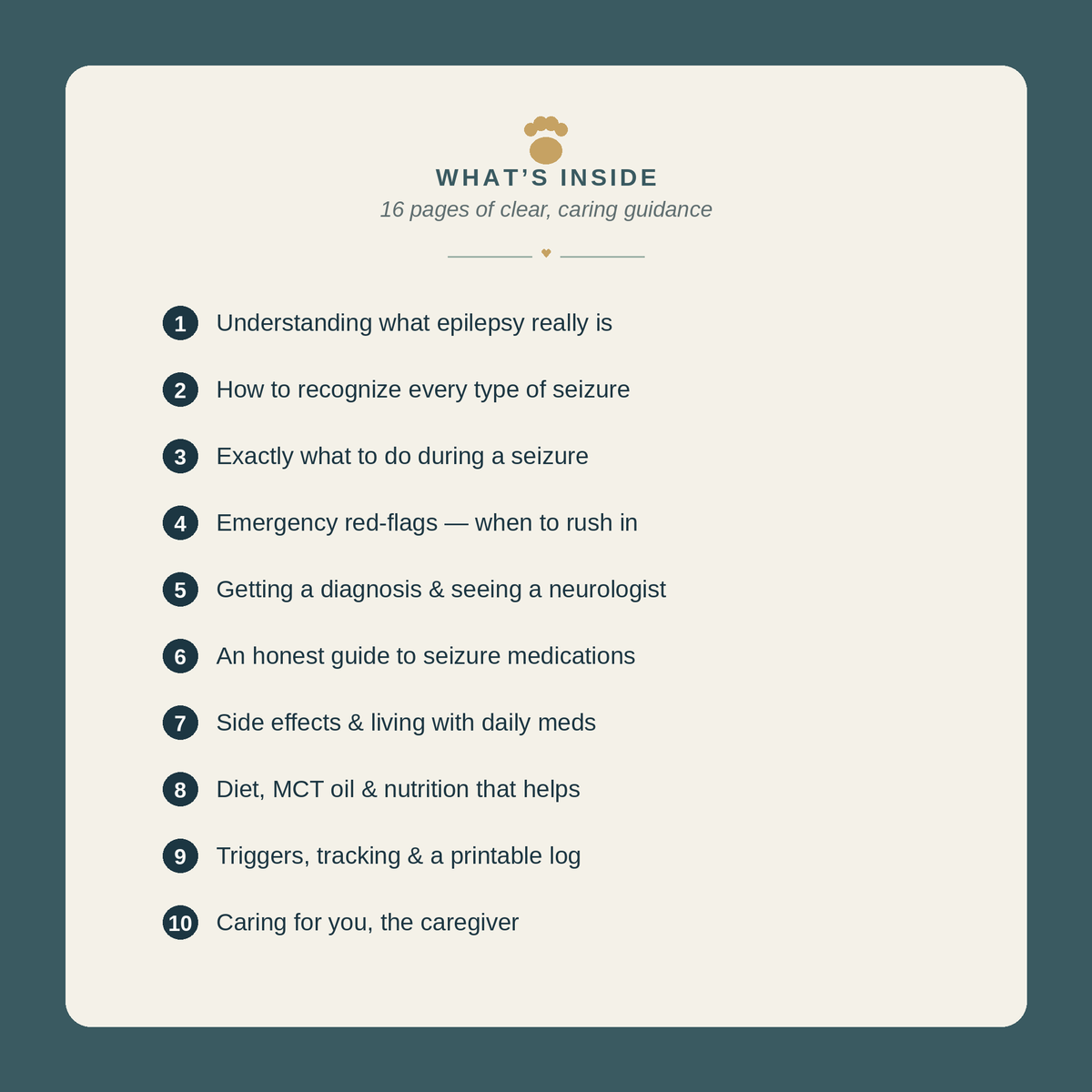 Dog Seizure & Canine Epilepsy Guide | 16-Page eBook + Printable Seizure Tracker